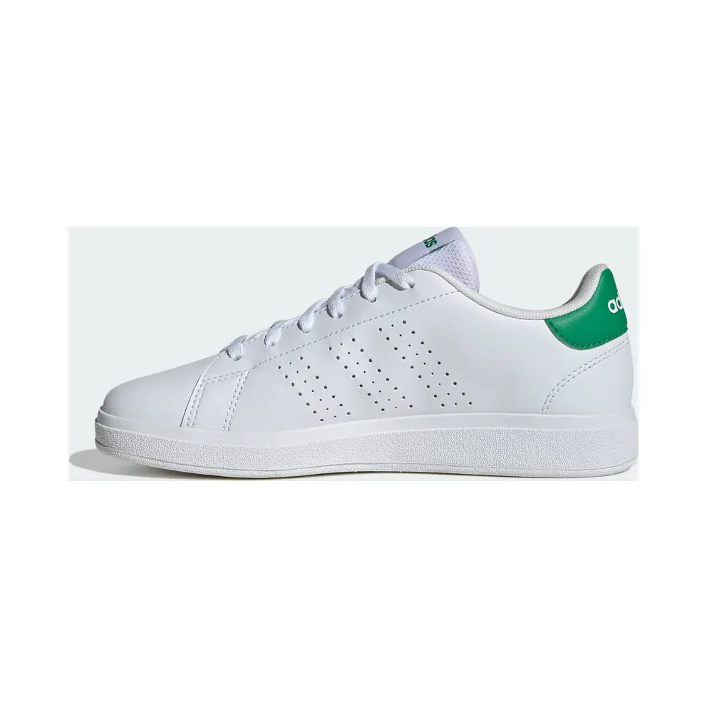 Adidas Advantage Base 2.0 Kids Cloud White / Cloud White / Green (ID3889)