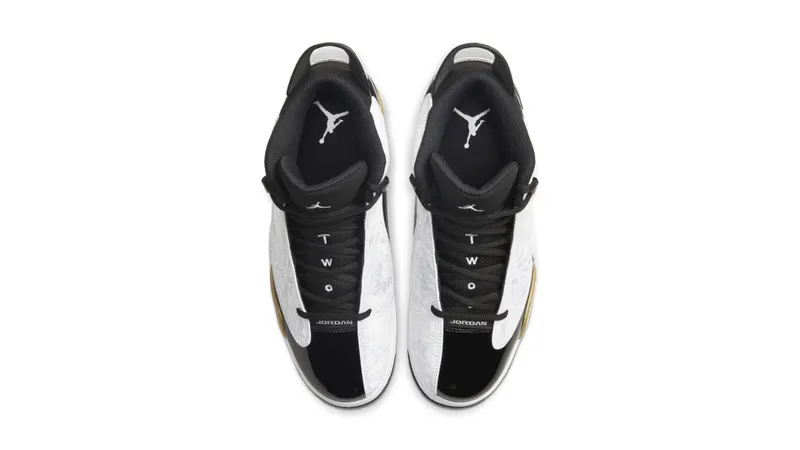 Jordan Dub Zero Black Metallic Gold White Black/Metallic Gold-White (311046-005)