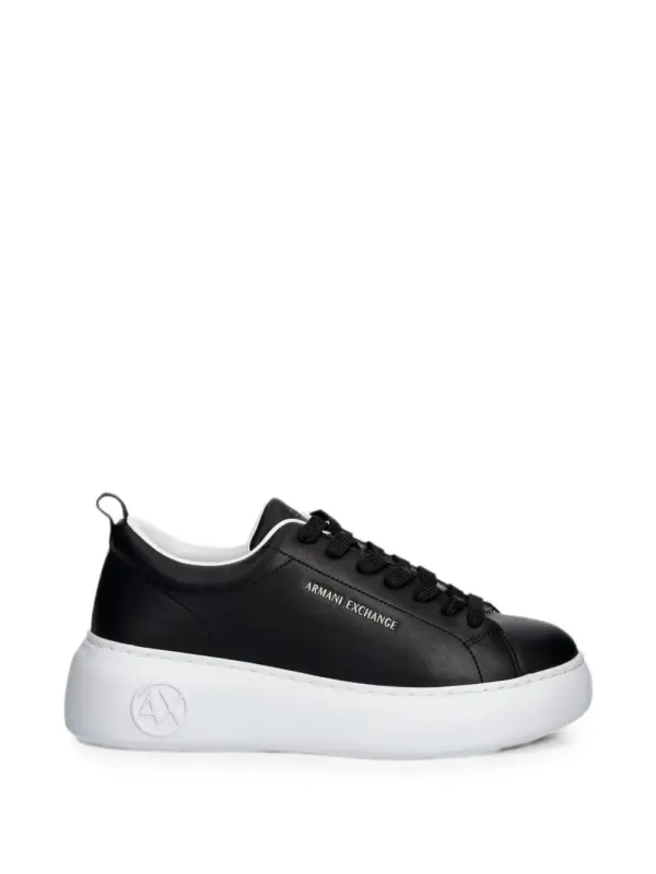 Armani Exchange Sneakers mit Plateausohle – Schwarz (XW002790AF11912)