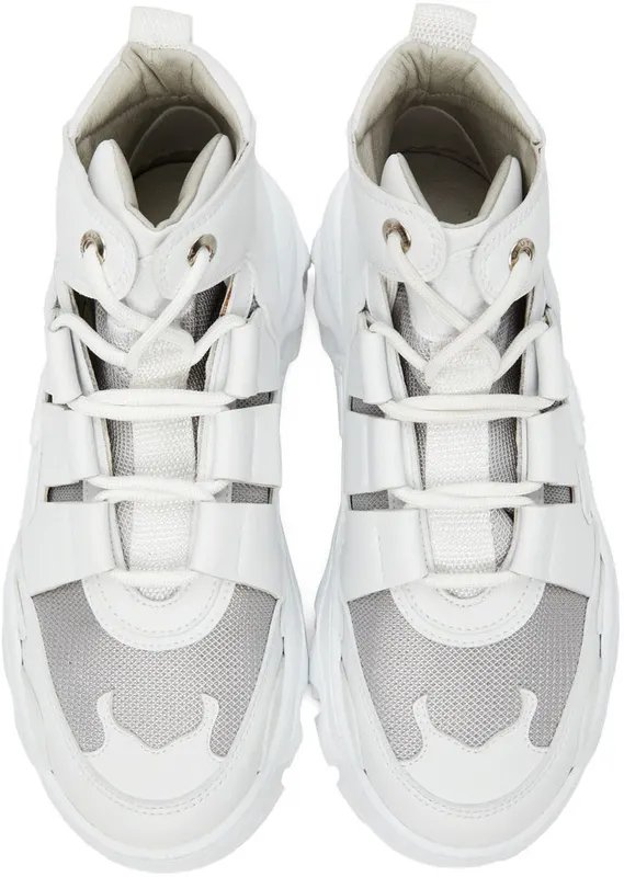 Rombaut White Boccaccio II Future Leather Riot Low WHITE (S21-B-015)