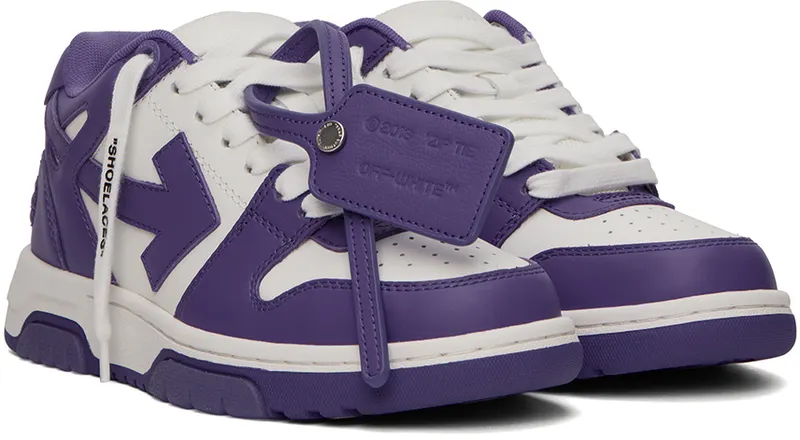 Off-White Out Of Office “White/Purple” (OWIA259F22LEA0010137)