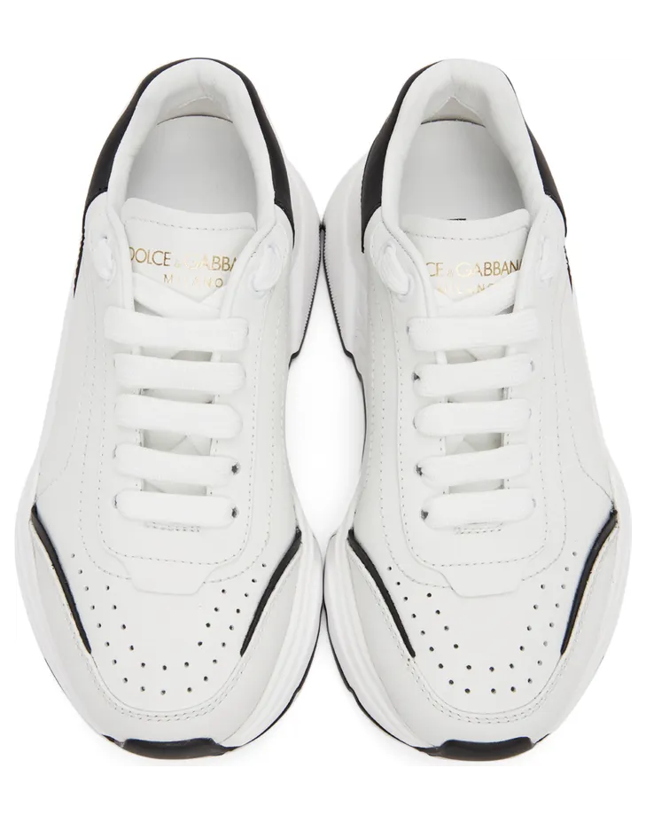 Dolce & Gabbana White & Black Daymaster Sneakers (CK1791 AX589) (5)