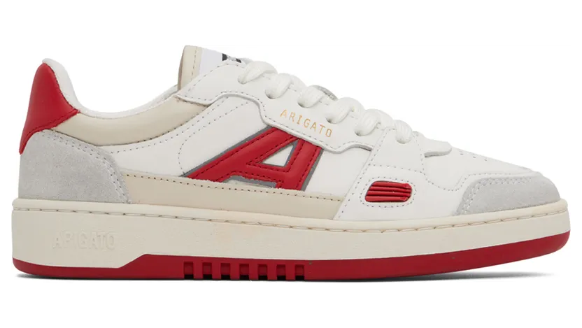 Axel Arigato White & Red A Dice Lo Sneakers (F0004026)
