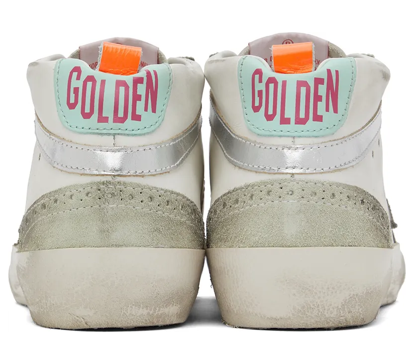 Golden Goose SSENSE Exclusive White & Gray Mid Star Classic Sneakers (F00122.F001089.10491) (2)