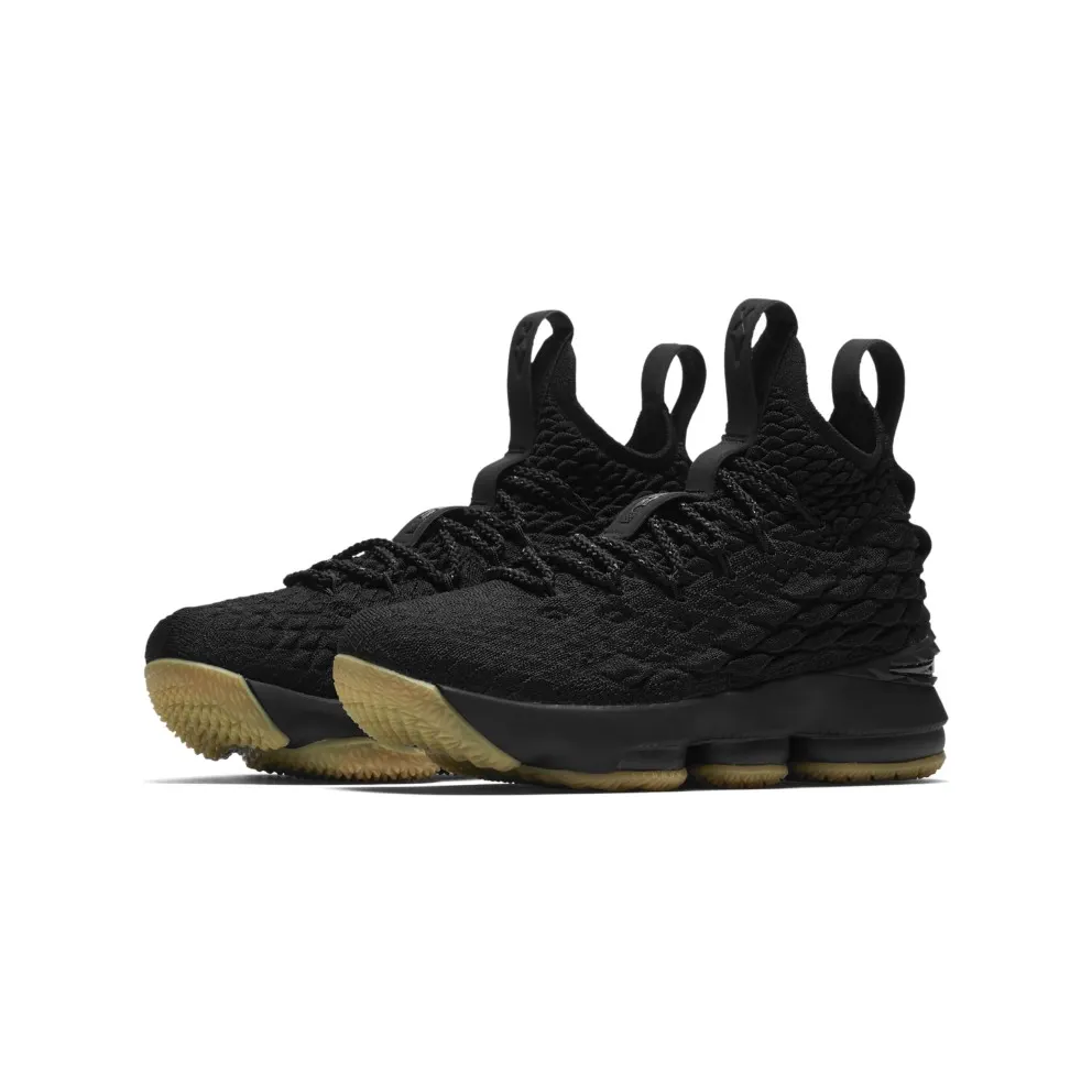 Nike LeBron 15 Black Gum (GS) Black/Gum Light Brown (922811-001)