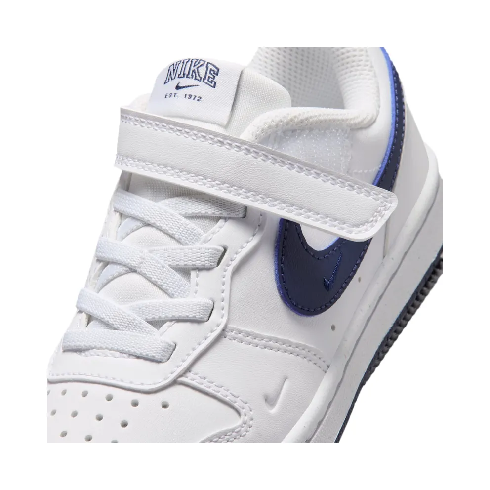 Nike Court Borough Low PS ‘White Midnight Navy’