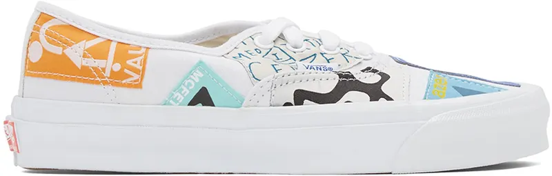 Vans White Geoff McFetridge Edition OG Authentic LX (VN0A4BV991V)