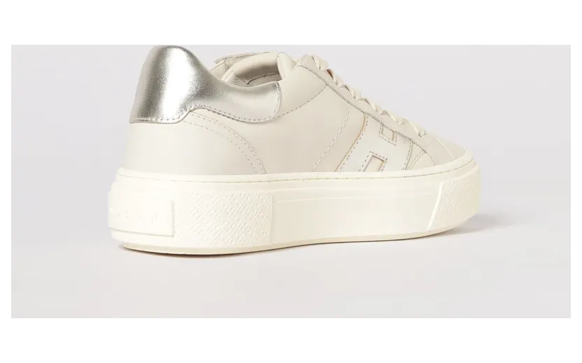 Hogan Crosswind Leather Sneakers Platinum (HXW7050GB00V1L022E) (2)