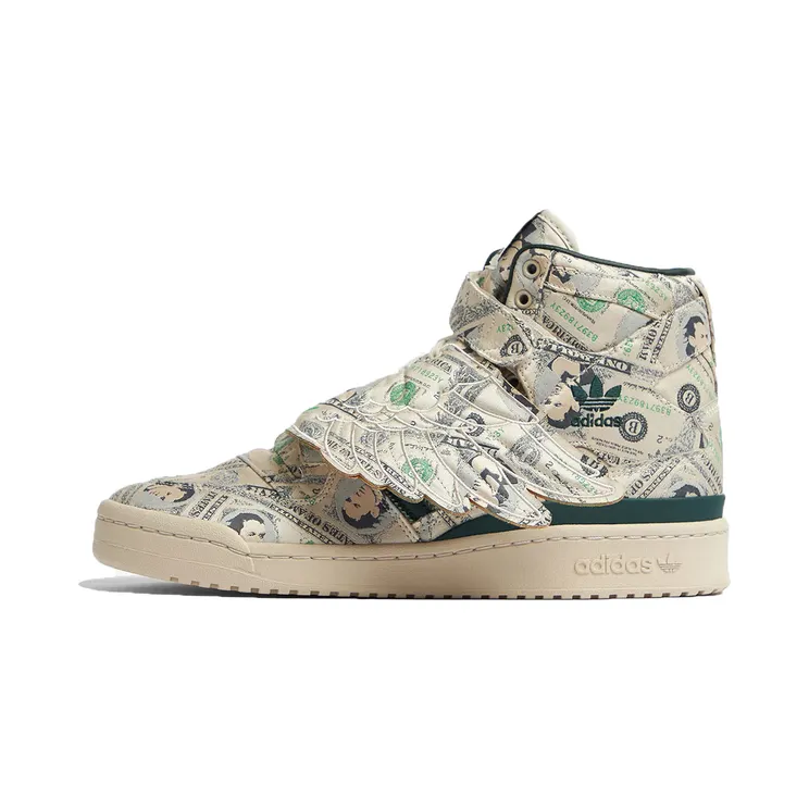 adidas Jeremy Scott Forum Wings 1.0 Money GREEN / Green Night / Bliss (Q46154)