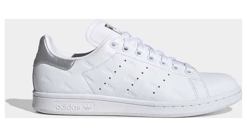 adidas Stan Smith Debossed Logos Silver (W)