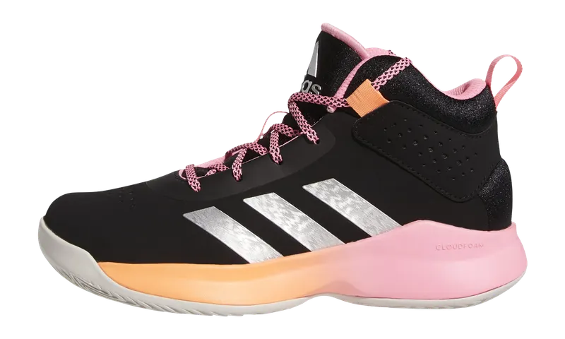 adidas CrossEm Up 5 K Wide Core Black / Silver Metallic / Beam Pink (GX4793)