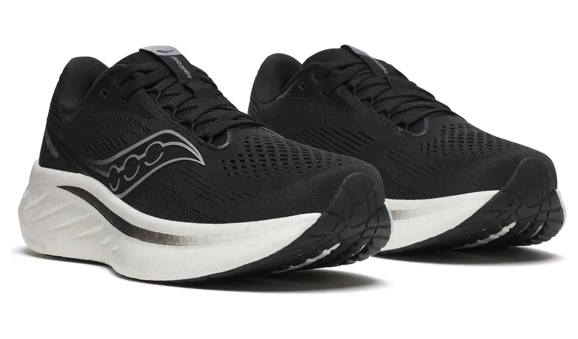 SAUCONY Ride 18 Wide “Black / White” (S11001-100)