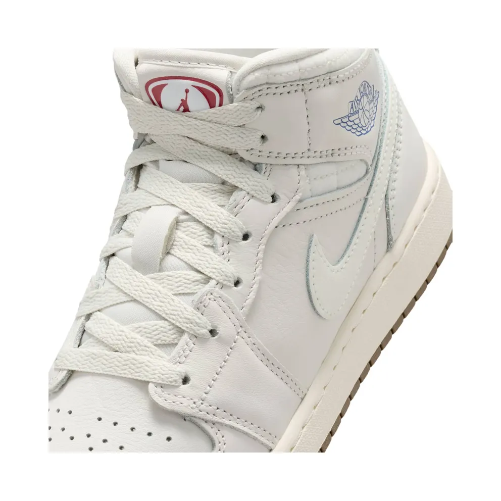 Nike Air Jordan 1 Mid SE “Phantom / Gum Dark Brown / Infrared 23 / Sail” (IO2063-001)