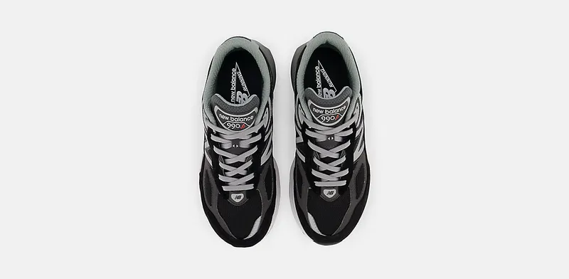 New Balance 990v6 GS “Black/Silver” (GC990BK6)