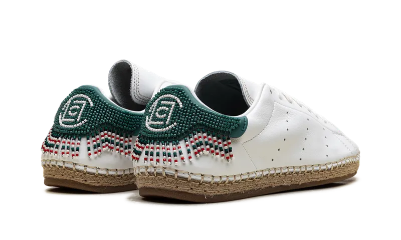 Adidas Stan Smith Espadrille “CLOT By Edison Chen White Green Beads” (JR9373)