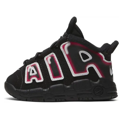 Nike Air More Uptempo TD ‘Laser Crimson’ Black/White/Laser Crimson (CK0825-010)