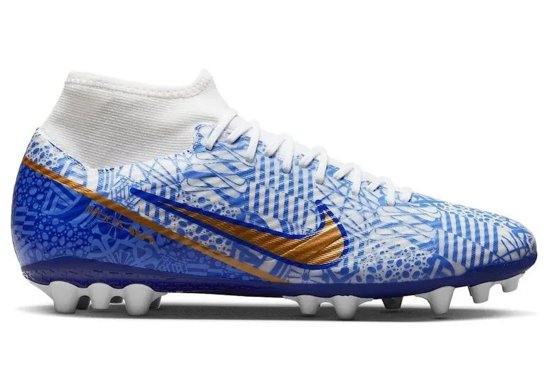 Nike Zoom Mercurial Superfly 9 Academy CR7 AG Azulejo (DV8187-182)