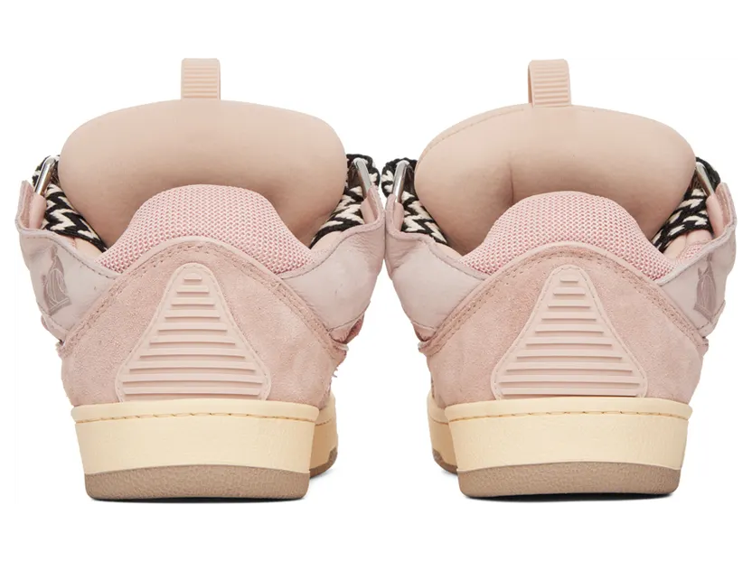 Lanvin White Curb Sneakers (FM-SKRK11-DRA2-A20) (2)
