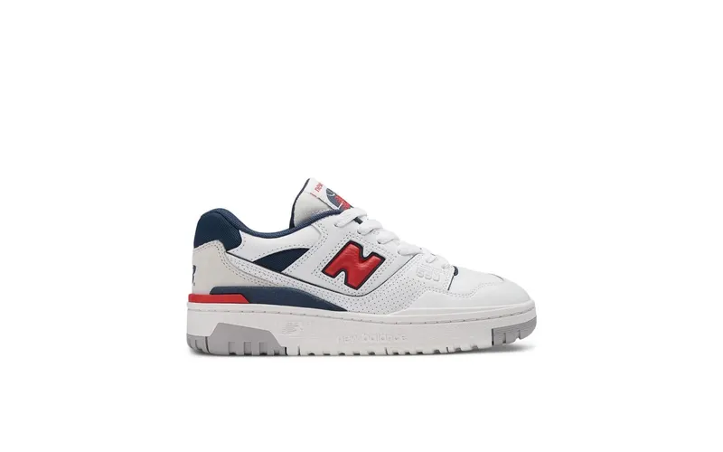 New Balance 550 White True Red (GSB550ED)