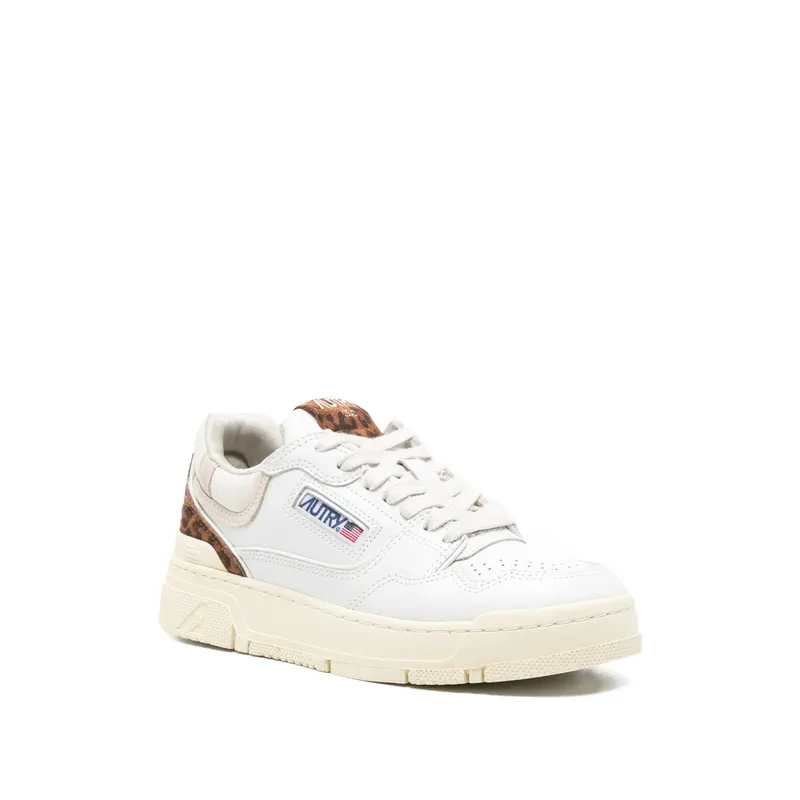 Autry CLC Leopard-print “White” (ROLW UV01)