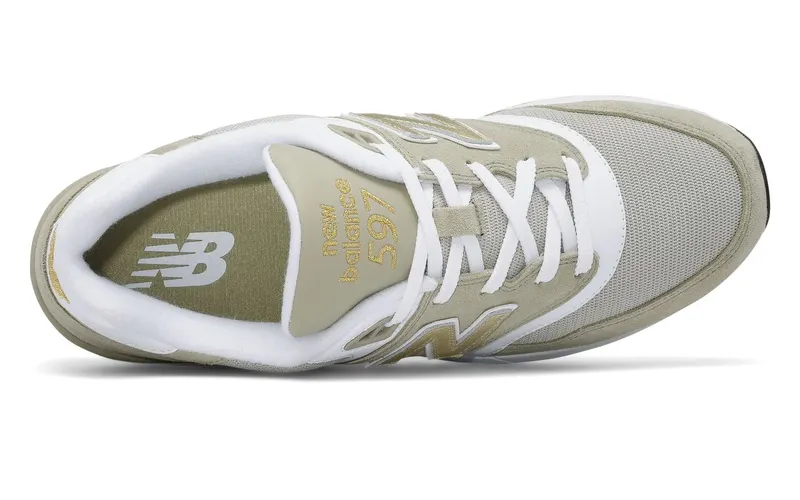 New Balance 597 Classic Khaki/White-Gold Khaki/White-Gold (ML597RSA)