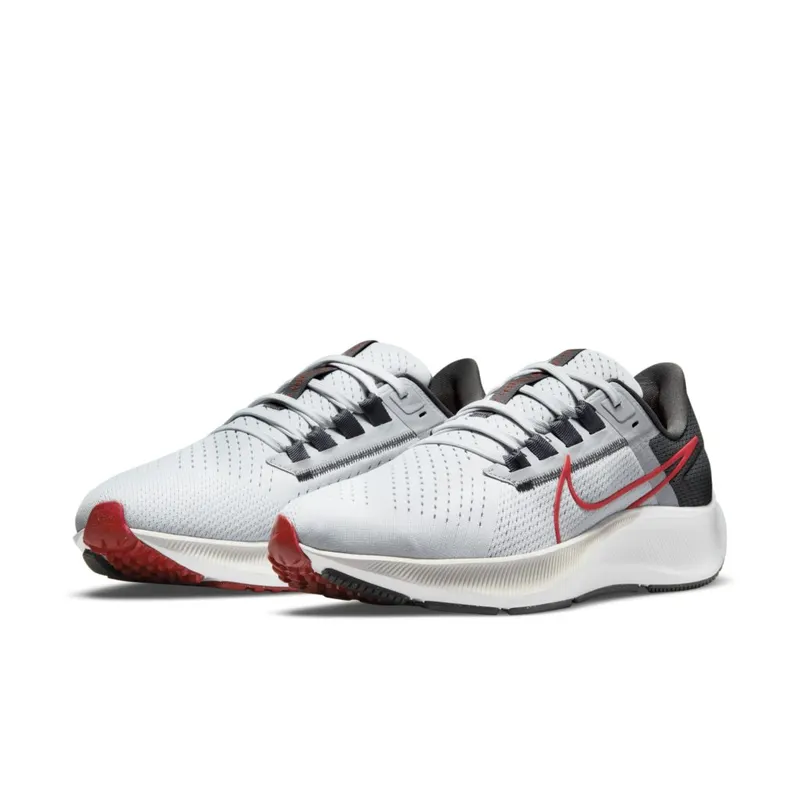 Nike Air Zoom Pegasus 38 Wolf Grey Chile Red (CW7356-004)