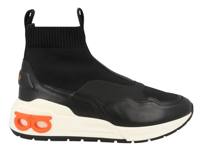 Ferragamo Cosma Sock High-Top Black (030368-759688-M)