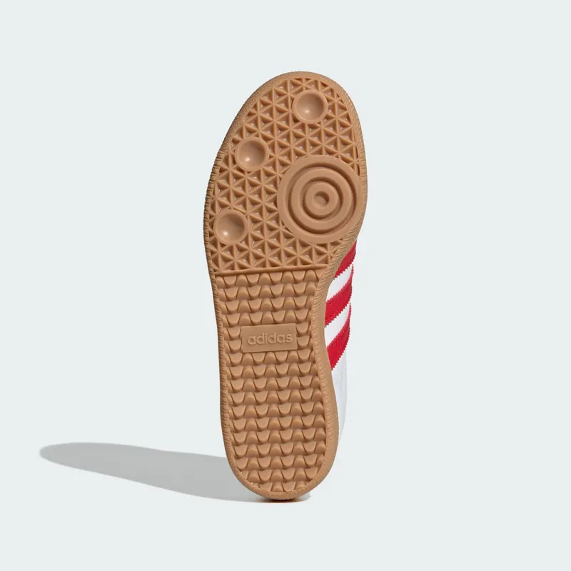 Adidas Samba OG Kids Cloud White / Better Scarlet / Gum (JQ2833)