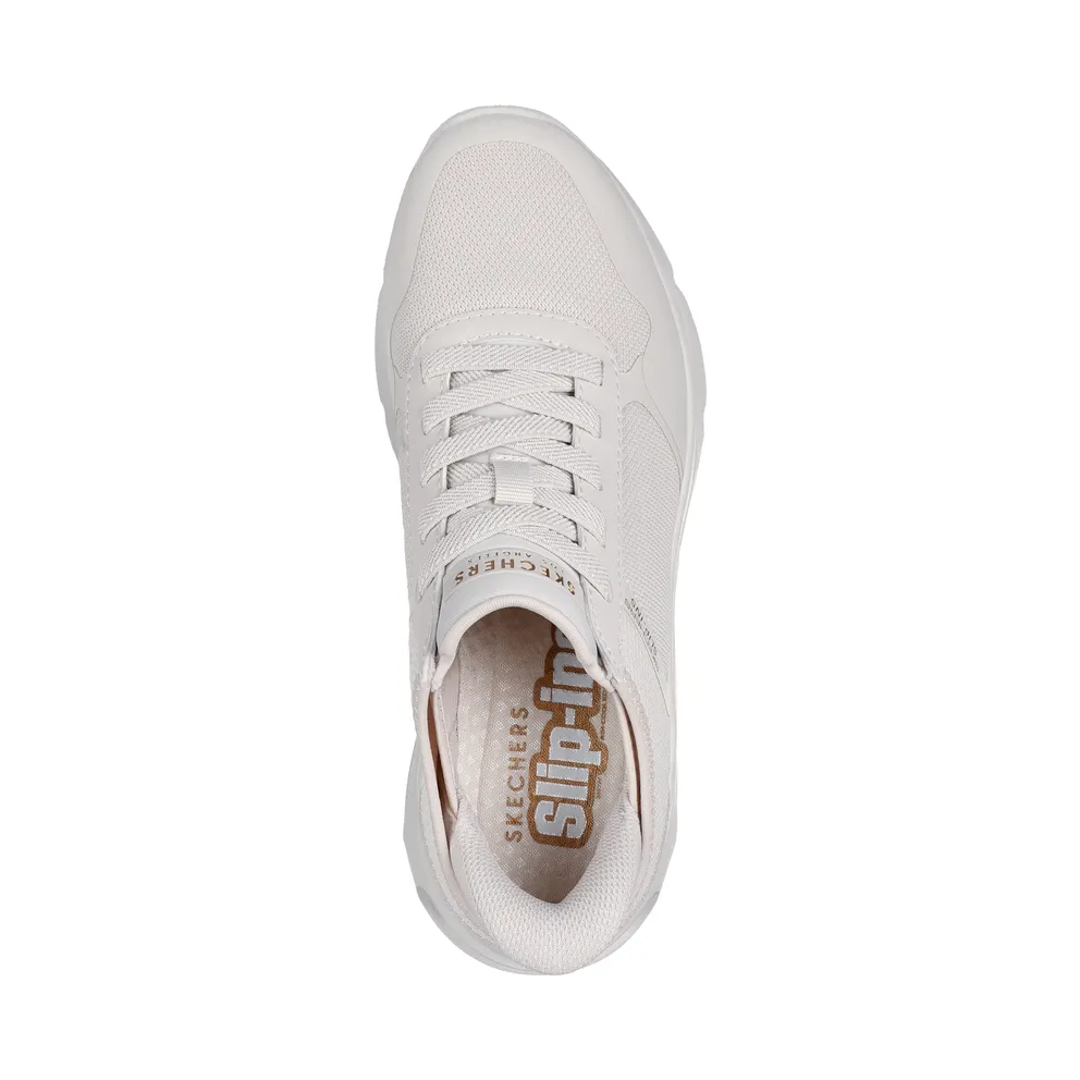 Skechers Slip-ins: Tres-Air Uno – Easy Steppers – Off-White – “White” (177116 OFWT)