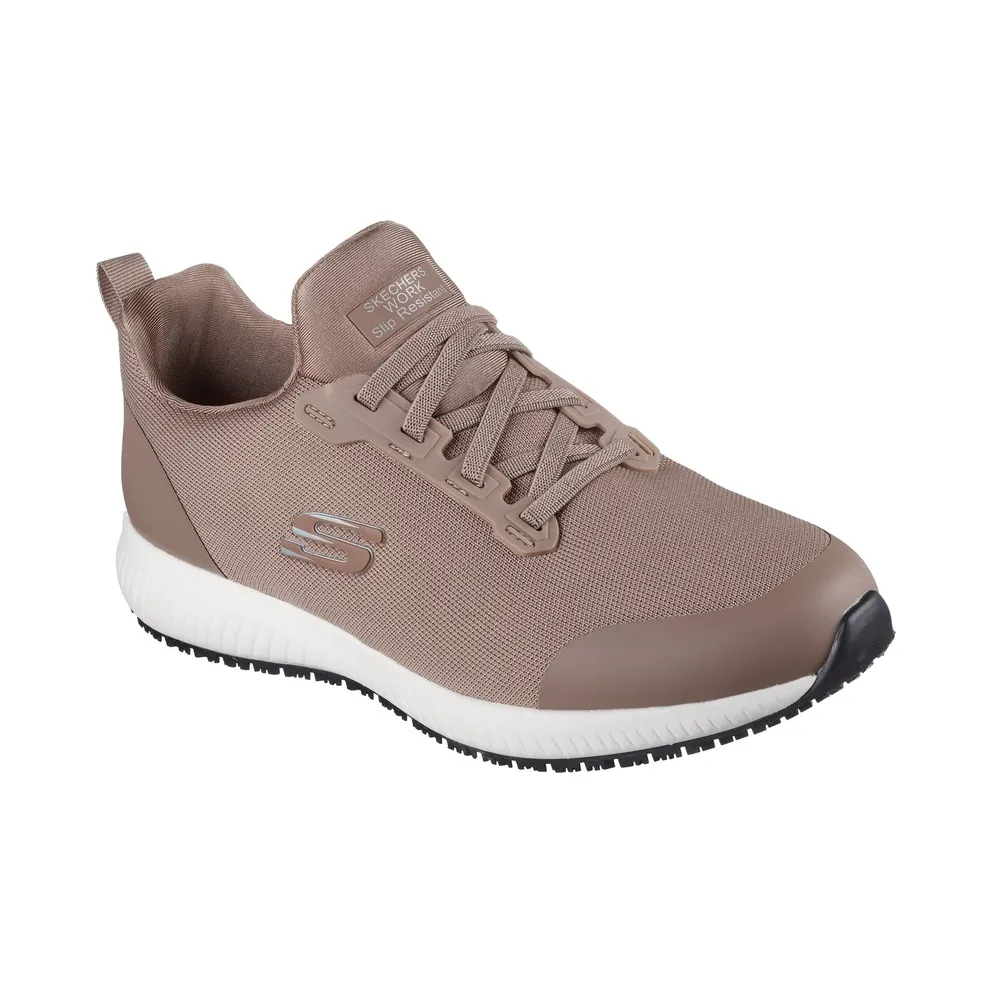 Skechers Work: Squad SR – Myton Sneaker Taupe