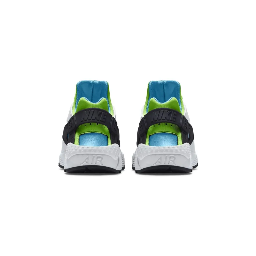 Nike Air Huarache Run White Clearwater Flash Lime (W) White/White-Clearwater-Flash Lime (634835-100)
