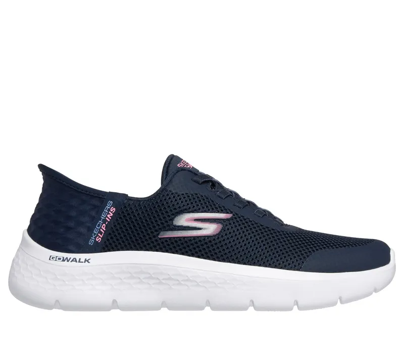Skechers Slip-ins: GO Walk Flex “Grand Entry Sneaker Marine / Pink” (124836NVPK)