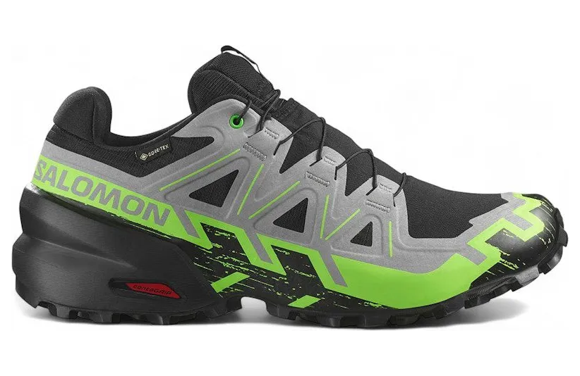 Salomon Speedcross 6 Gore-Tex Black Alloy Green Gecko (L47765000)