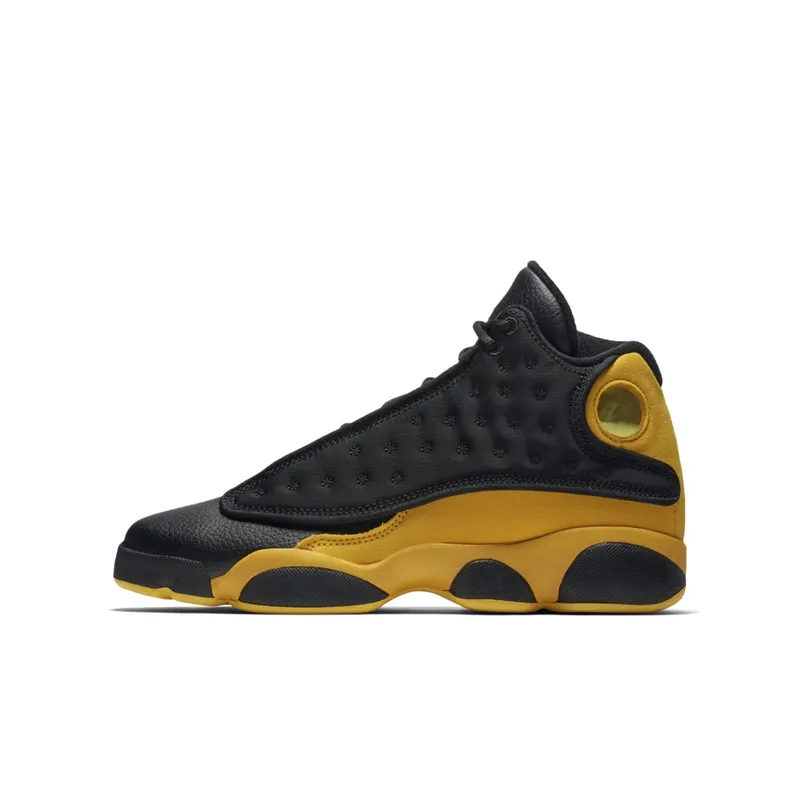 Jordan 13 Retro Carmelo Anthony Class Of 2002 (GS) Black/University Red-University Gold (884129-035)