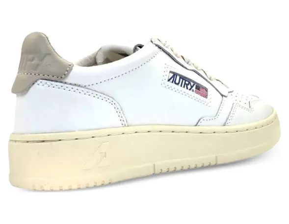Autry Medalist Perforated Leather “White” (AULW LL27) (2)