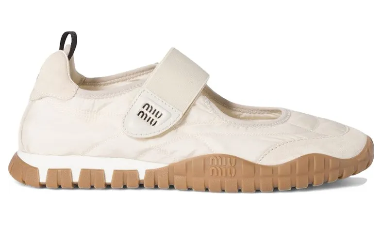 Miu Tyre Ballerinas Ivory (5F416E D7C F0304 F 005)