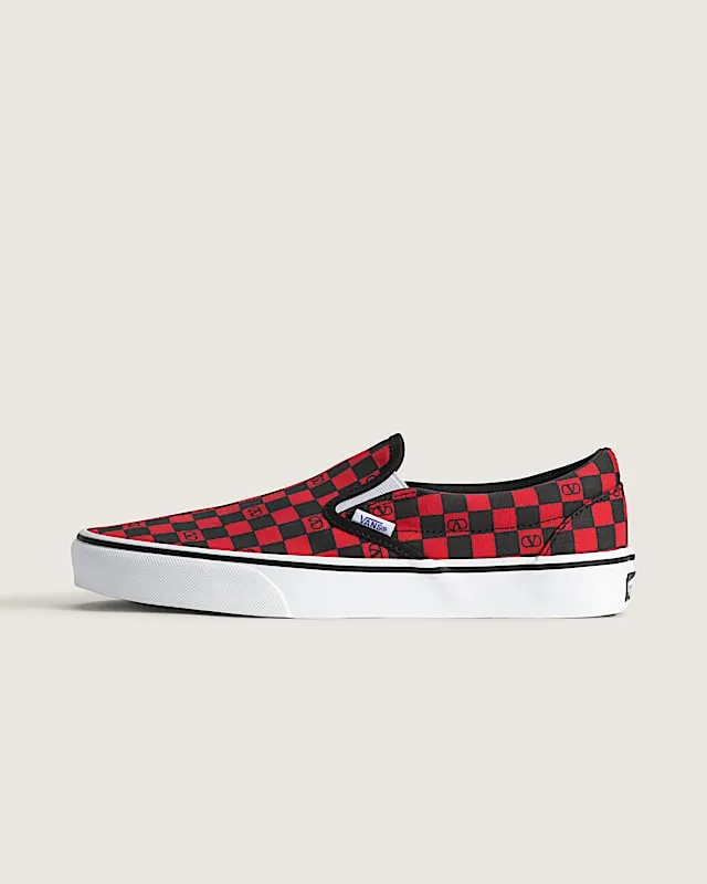 Vans Classic Slip-On Valentino Garavani Checkerboard Red (VN000XW49Y1)