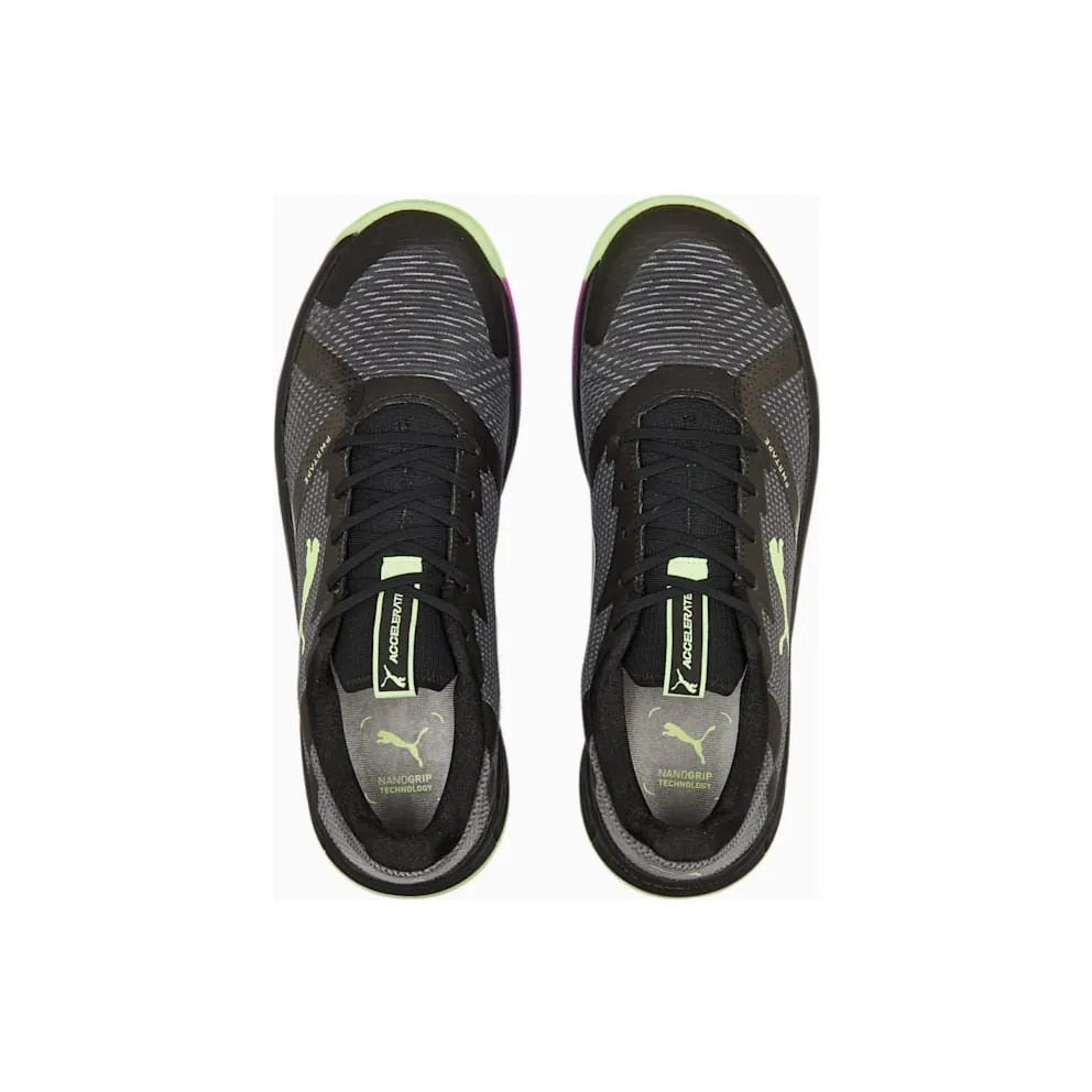 Puma Accelerate Turbo Nitro II Handball Shoes Black/Blue (10687601)