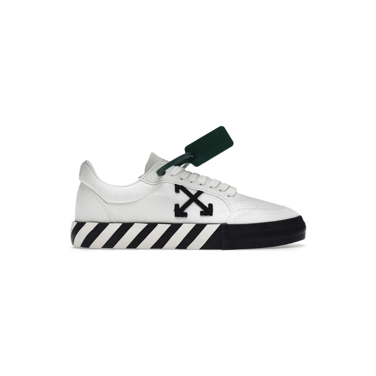 OFF-WHITE Vulc Low Canvas White Black SS22 (OMIA085C99FAB0010110) (2)