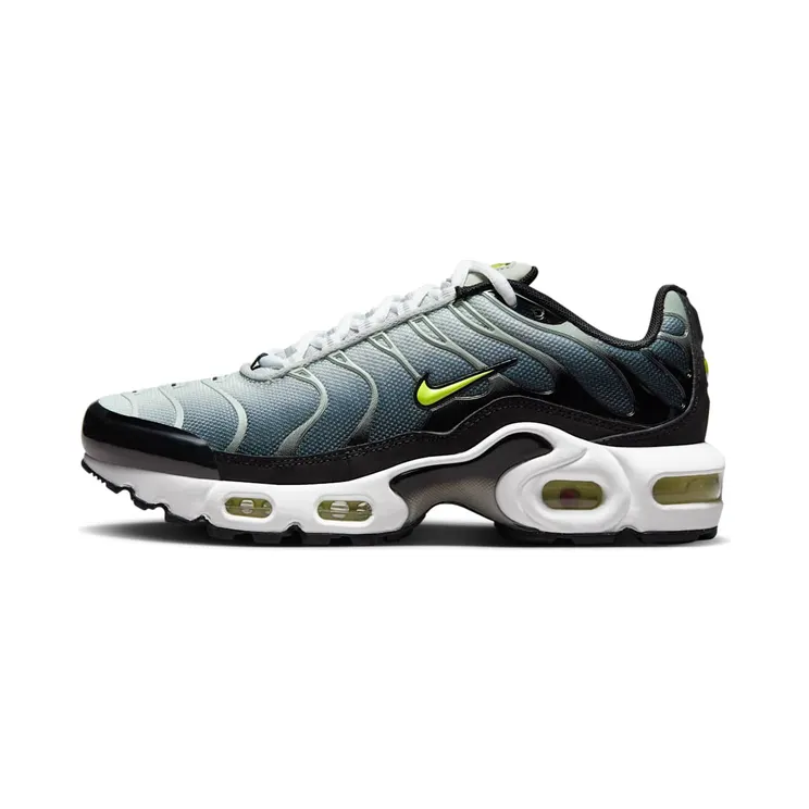 Nike Air Max Plus “Black / Light Silver / White / Bright Cactus” (CD0609-022)