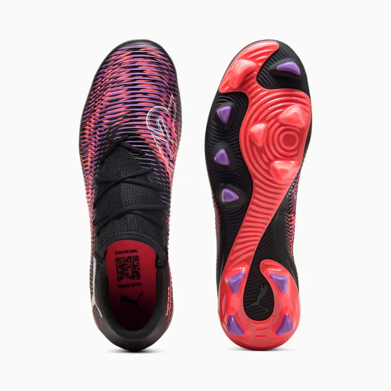 Puma Future 8 Match Low FG/AG Black White Glowing Red (108372-01)