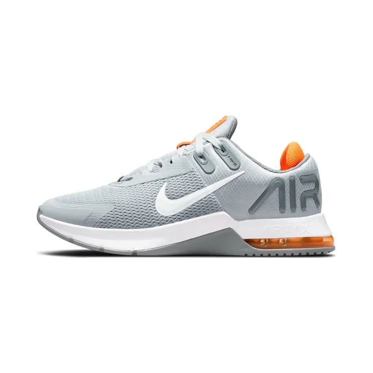 Nike Air Max Alpha Trainer 4 “Wolf Grey / Cool Grey / Total Orange / White” (CW3396-007)