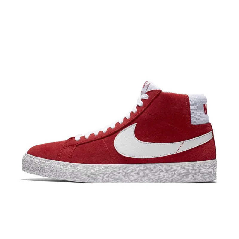 Nike SB Blazer Mid Red Suede (2017) University Red/White (864349-611)