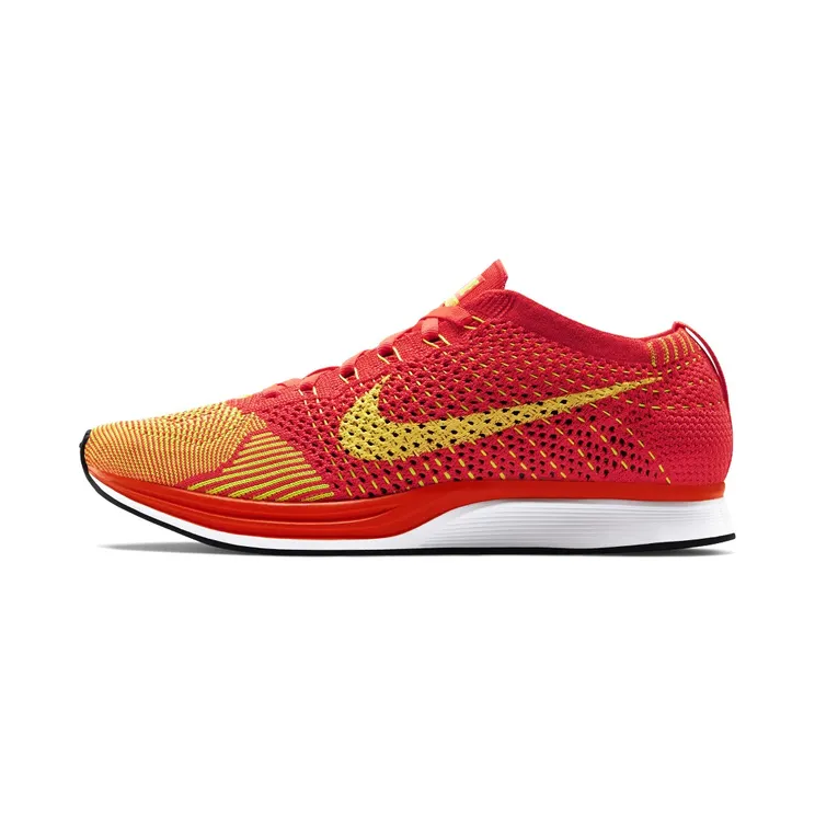 Nike Flyknit Racer Bright Crimson Volt