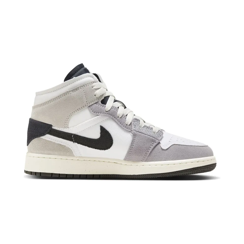 Air Jordan 1 Mid SE Craft GS “Cement Grey” (FD9091-002)