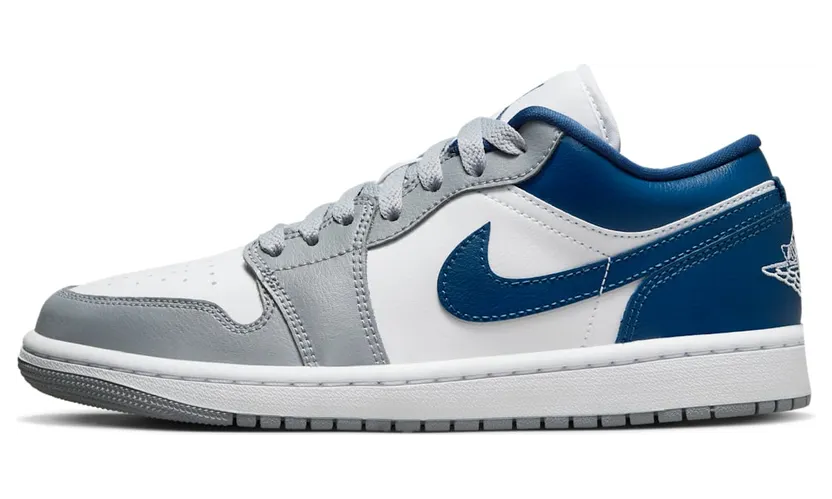 Air Jordan 1 Low White Grey Blue (DC0774-042)
