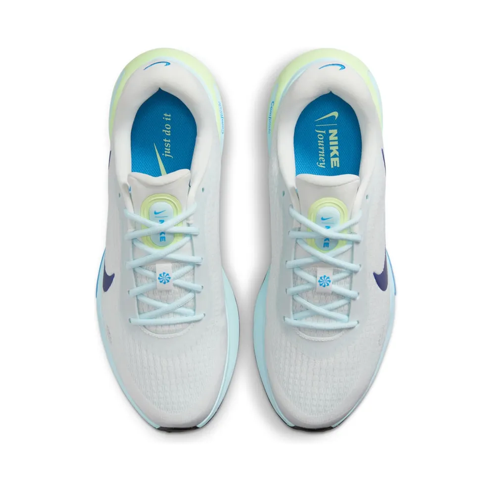 Nike Journey Run Summit White Glacier Blue Barely Volt Deep Royal Blue (FN0228-101)