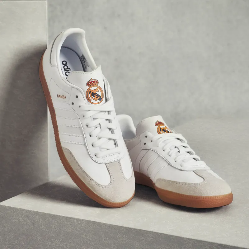 Adidas Samba Team Cloud White / Cloud White / Gum (HQ7032)