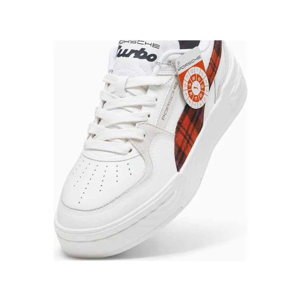 Puma CA Pro Porsche Legacy Tartan Formstrip White Redmazing (308418-01)