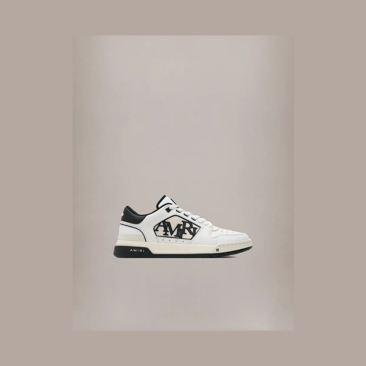 Amiri Classic Low “White Black” (AWFOSR1084-111)